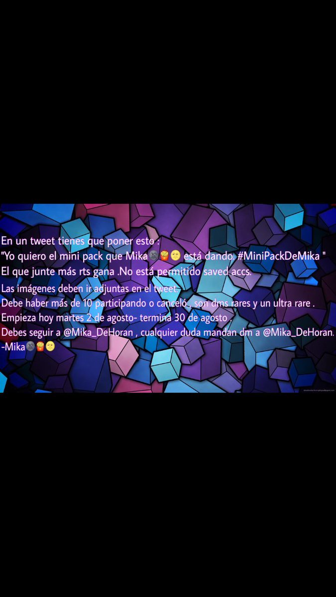 SOFIAMCN19's tweet photo. Yo quiero el mini pack que Mika๐๐๐ estรก dando
#MiniPackDeMika
@AdidasDms_
RT Por Favor ๐๐ https://t.co/5M9p4bYGqp