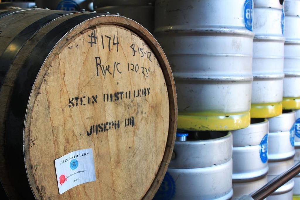 BoiseBrewery's tweet photo. Say hello to our new friends from @steindistillery! 🍻 3 whiskey barrels have made their wa… https://t.co/TmJjT3Y92O https://t.co/rjMshMZDvR