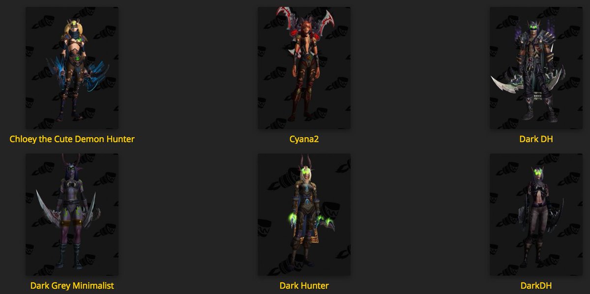 wowhead demon hunter transmog wowhead demon hunter transmog