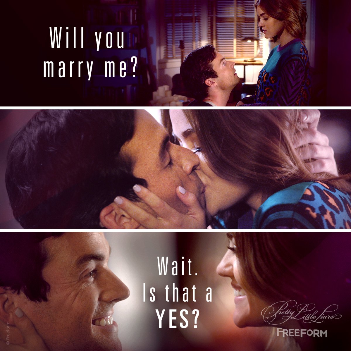 We're so ready for an #Ezria wedding! 💍 #PLLProposal #PrettyLittleLiars