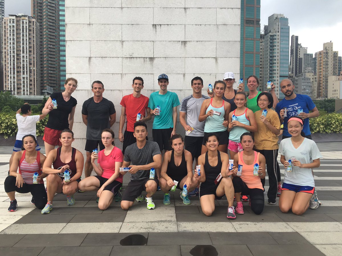 rebeccashore's tweet photo. 19 Typhoon Nida survivors joined, worked hard, &amp; maxed out w/ sweat, #exoBars and #cocovita #justShowUpHK #np_pledge https://t.co/RpHUjLgCSA