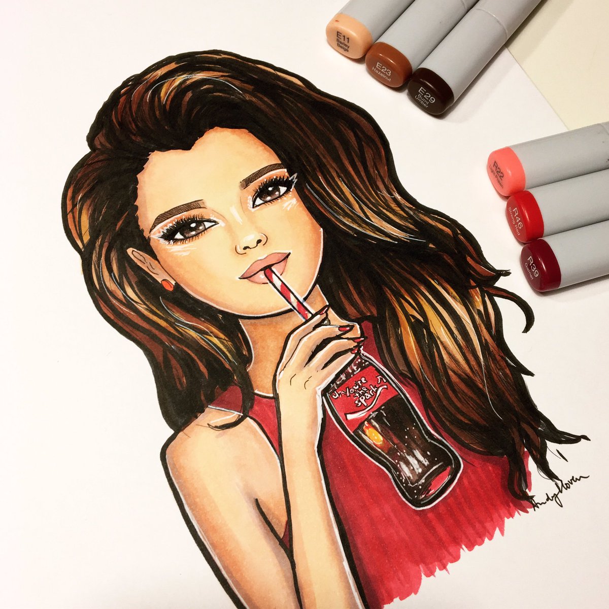 Selena Gomez Illustration