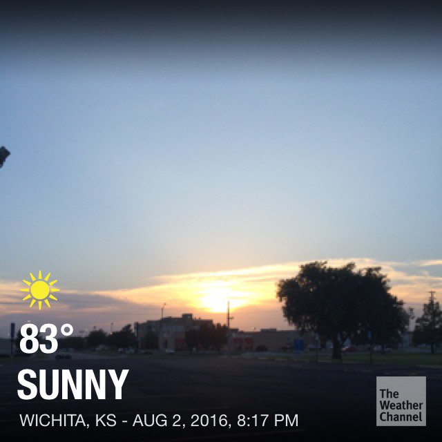msdrpepper's tweet photo. #CheckOutMyWeather @weatherchannel @sunset_wx #kswx https://t.co/Q0cpax0l0h