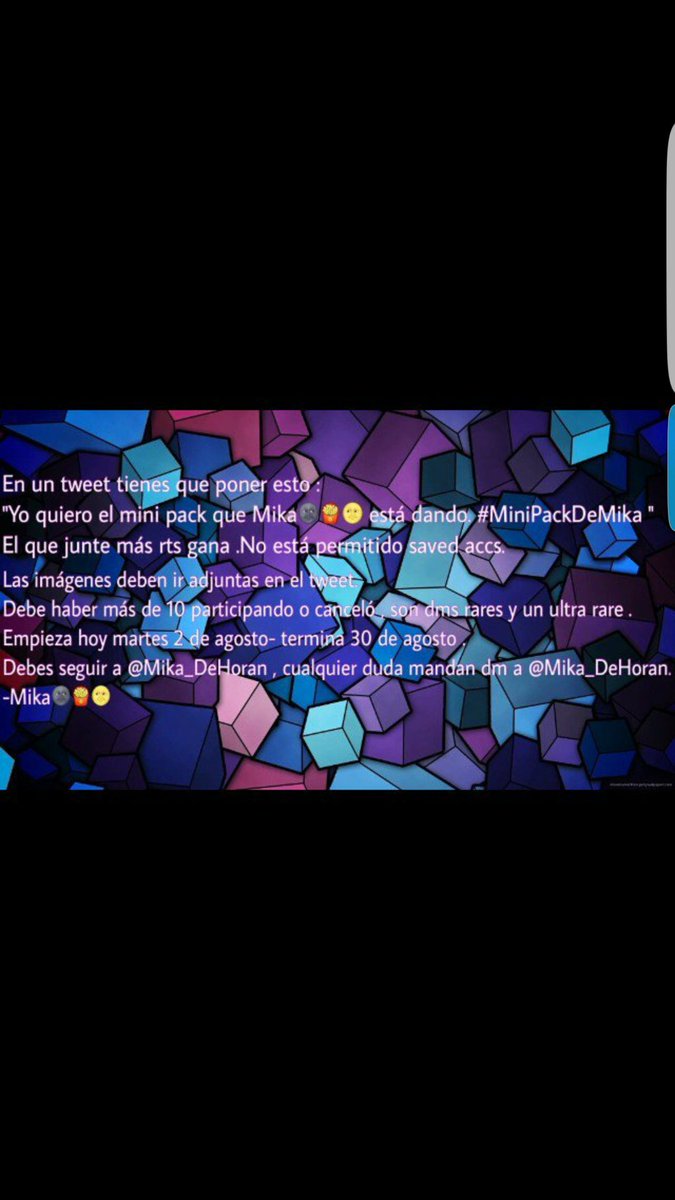 cata91218's tweet photo. Yo quiero รฉl pack que Mika ๐๐๐ esta dando #MiniPackDeMika https://t.co/G02DFAXwuF