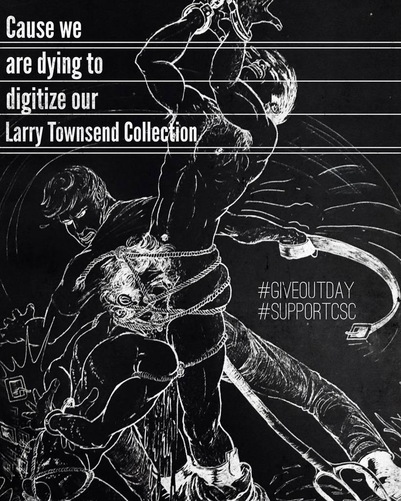 CentrSexCulture's tweet photo. 3 hours left! Link in bio. #loveyourlibrary #supportcsc #giveoutday #kink #larrytownsend #… https://t.co/4vsr4cFSaL https://t.co/GAdWQcBR6M