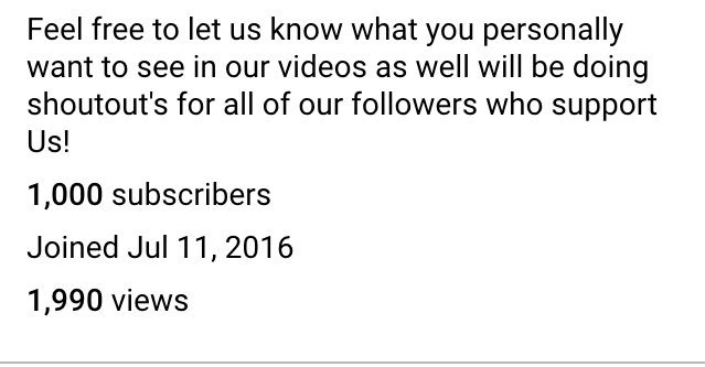 TyGoode's tweet photo. WE HIT 1K SUBBIESSS๐โค๏ธ Thank you guys so much for supporting us ! We love LOVE LOOVE our #Squaaadd https://t.co/RZA7atmxIP