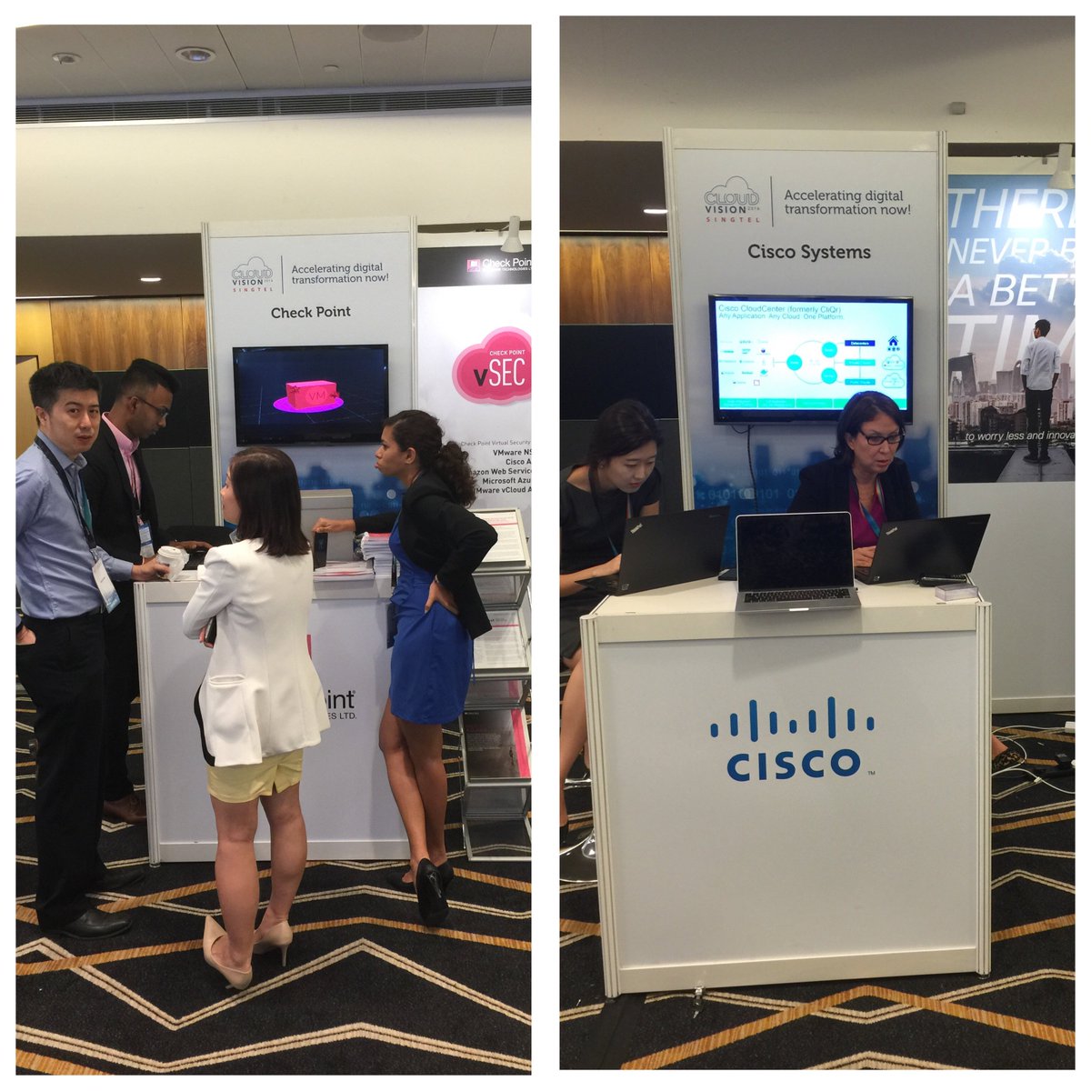 cloudvision2016's tweet image. Partners: Check Point, Cisco, f5 Network, Zerto, Trend Micro, Mesosphere, Docusign, ServiceNow #cloudvision2016