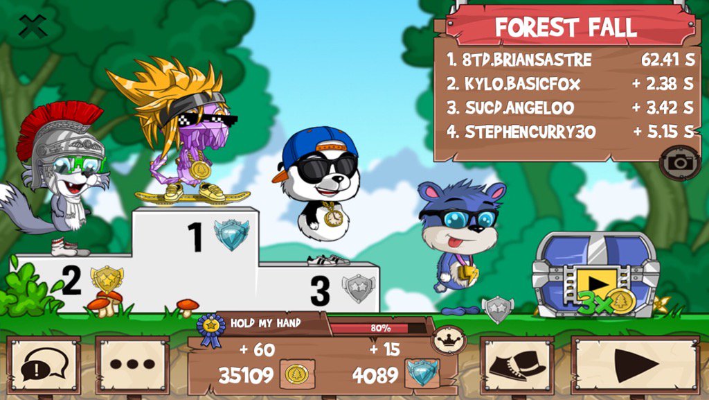 Briansastre's tweet image. Want to catch an L? #funrun2 #basicfox #angel00 #stephencurry30