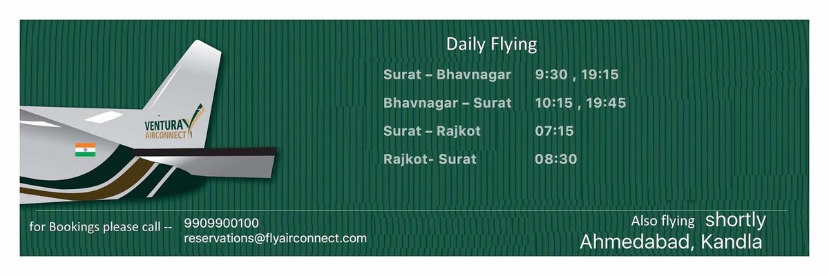 LifeinSurat's tweet photo. One more fight added... Go book your flights now. 
#Surat. https://t.co/1HTvr3YFJg
