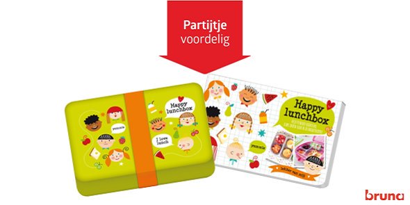 Straks je kind blij naar school: nu de Happy Lunchbox + tipboekje voor maar €3,99! #gezond #eten