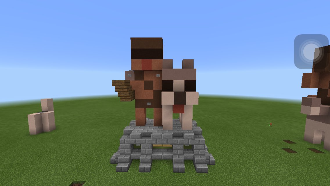LeBoZAVREL's tweet photo. @Logdotzip @MCNoodlor i built some little statues using the mini statues https://t.co/NiBJJh16Gc
