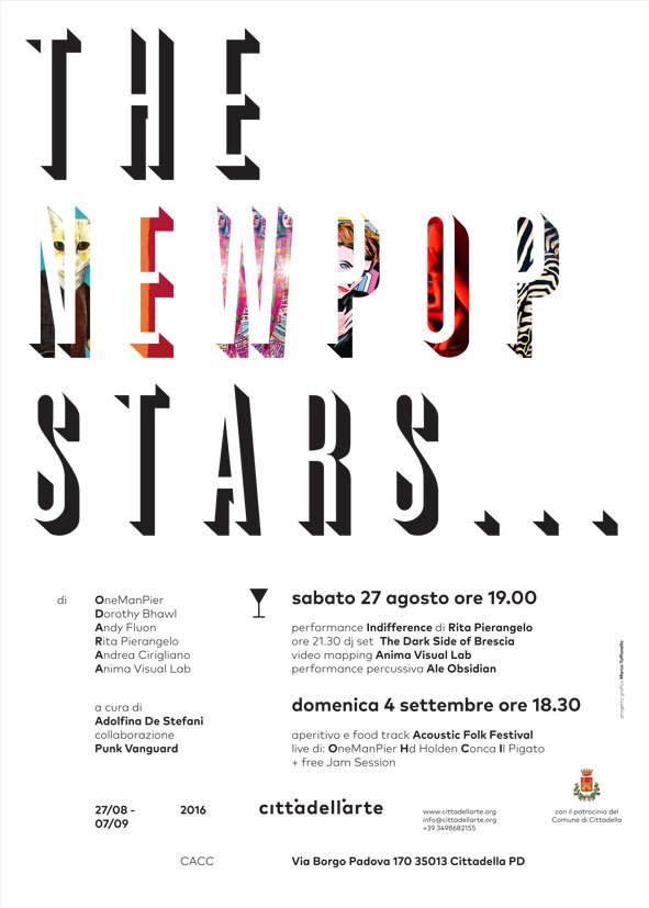 OneManPier's tweet photo. Dal 27 agosto al 07 settembre 2016
@ CACC di Cittadella (Pd)..
"The NewPop Stars..."
expo di arti visive e musica https://t.co/IrrOfPJxyS