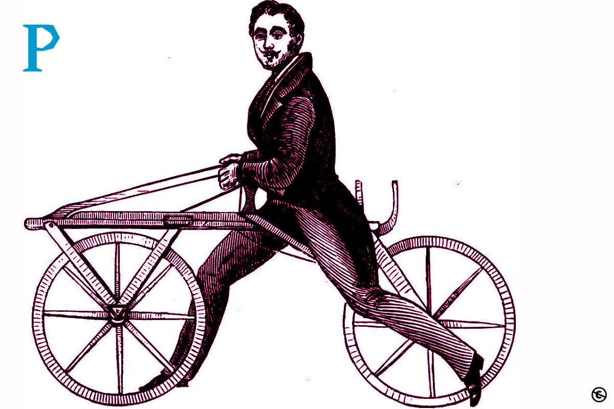 prototypefund's tweet image. Keine Idee ist uns zu albern. #prototypefund (Laufmaschine von Karl Drais, 1817)