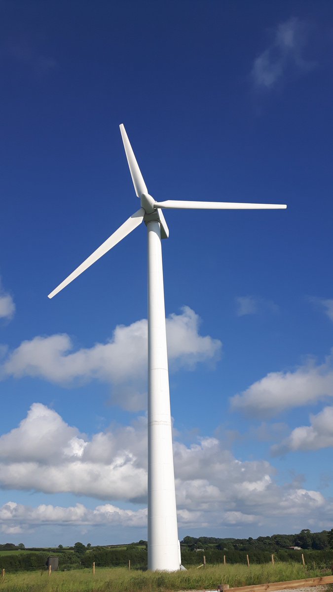 A team of O&amp;M technicians from Natural Generation's O&amp;M Division have just completed work on this <a href="/Vestas/">Vestas Wind Systems</a> turbine.