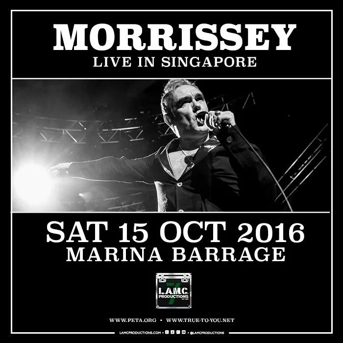 OFFKEYSG's tweet photo. [GIG] Morrissey  is coming back to Singapore! We've got to thanks the people at @lamcproductions again. https://t.co/YWu1AKIsmp