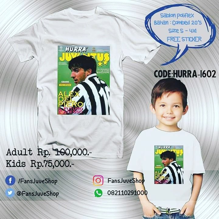 FansJuveShop's tweet photo. Juventus Tees
Rp. 100,000.-
Sablon #DTG
Bahan #Combed20s
Size S - 4XL
order BB #5F114F0A
WA 082110291000 https://t.co/ujtVyLTY3y