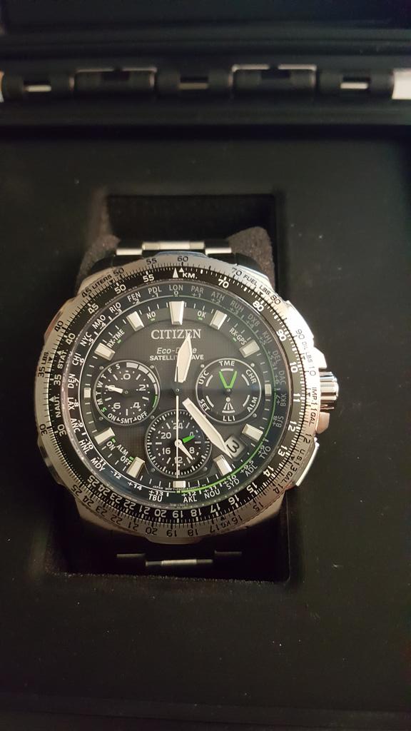 J_Jvnior's tweet photo. My birthday gift to me #citizen #promaster #satellitewave https://t.co/g50ff9MsW2