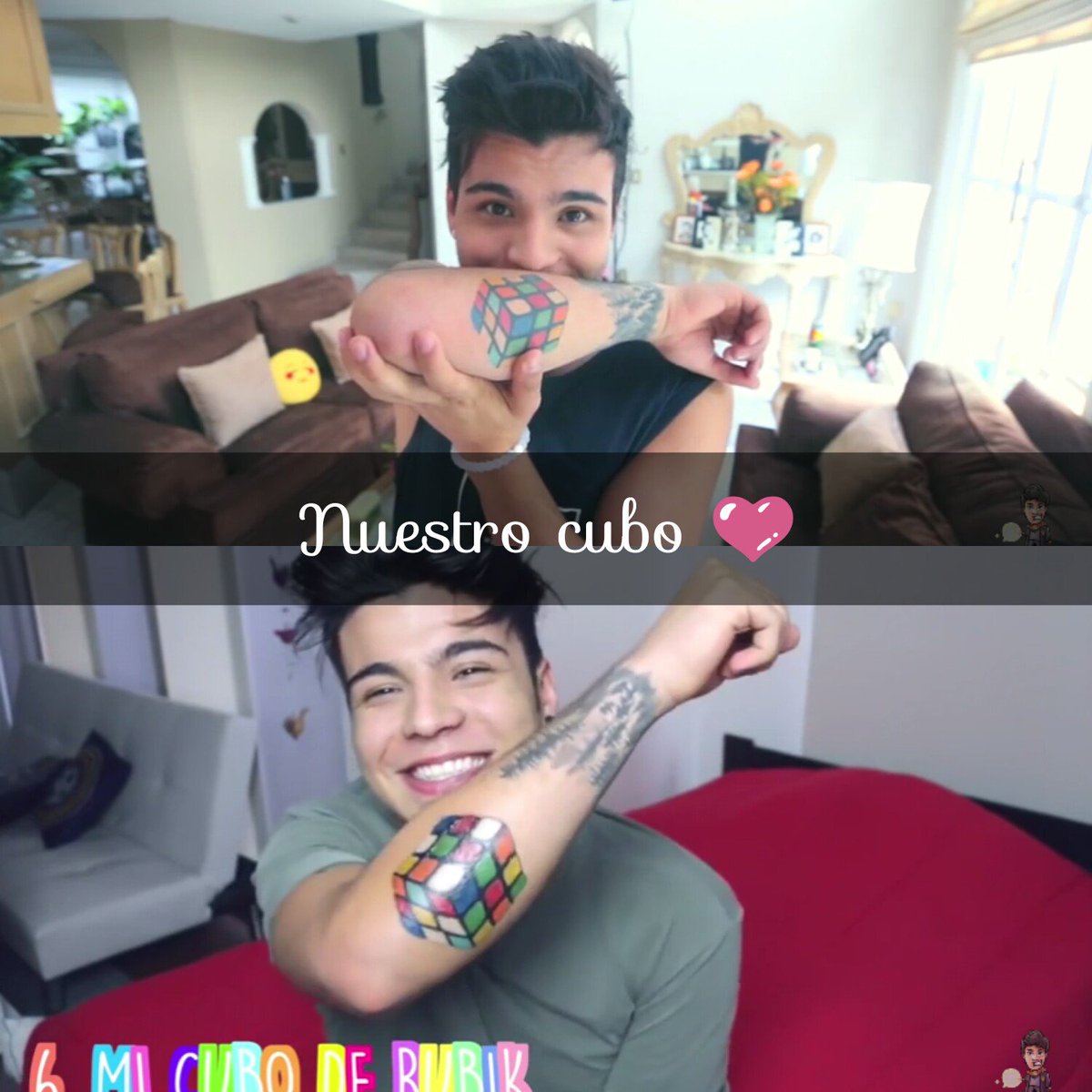 Santiago_1D_'s tweet photo. #NUESTROCUBODERUBIK
Esto es para siempre. Como el tatuaje. 😂💜 @villalobossebas https://t.co/sRAjPc5hdN