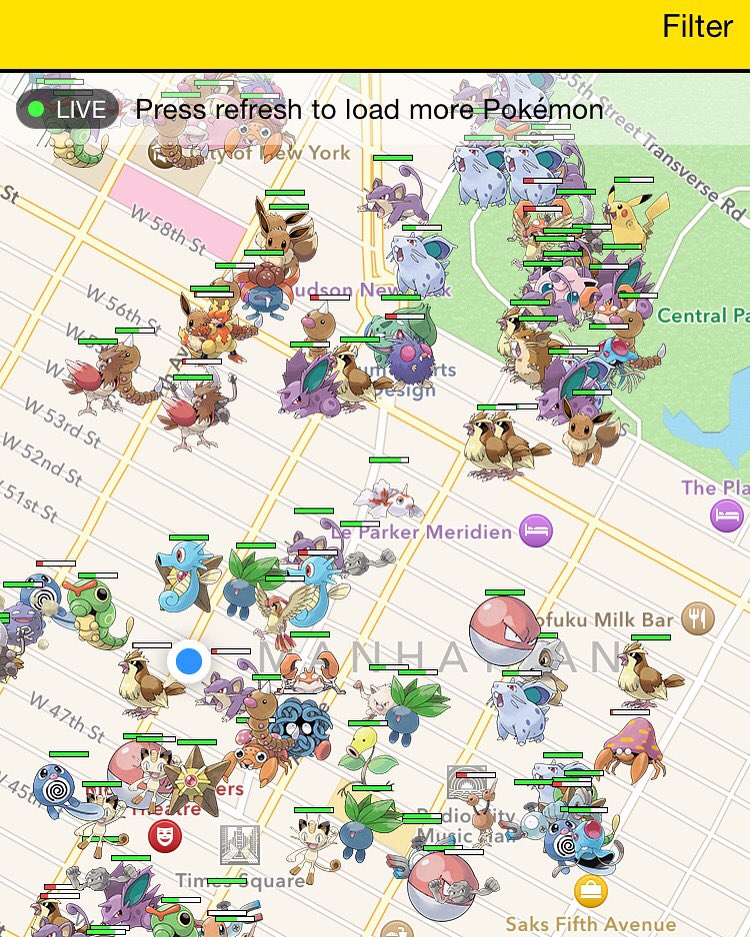 PokenetGo's tweet image. Some areas are back..restart your app and try if you are lucky #pokemongo #pokewhere #pokenet #pokevision #pokemon