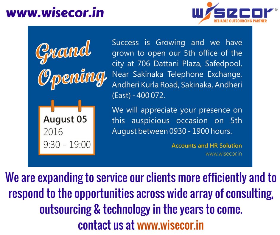 WisecorHR's tweet photo. Expanding to service our client across consulting, outsourcing and technology ..Visit https://t.co/8JSTyCnkpH https://t.co/5rvVOEp5Nd
