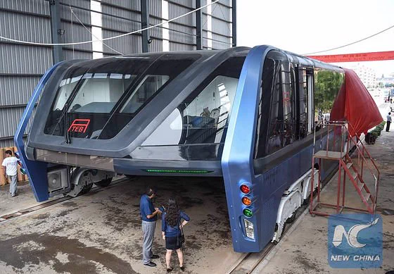 未来感ハンパない！中国の空中路面電車が色々ぶっ飛んでて期待度高い！ｗｗｗ