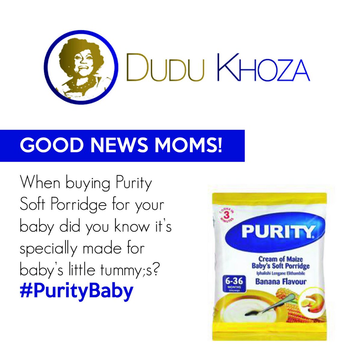 ladydwabantu's tweet photo. It's on again at 10:30 Call 0893109193 Tell us your exciting Feeding story #Jabulujule 9-12 #PurityBaby @ukhozi_fm https://t.co/nmFmY7E5KV