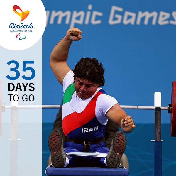 Powerlifting's tweet photo. Did You Know: that each competitor has two minutes to complete their lift attempt? #35daystogo #Paralympics #Rio2016 https://t.co/kwK2V4meap