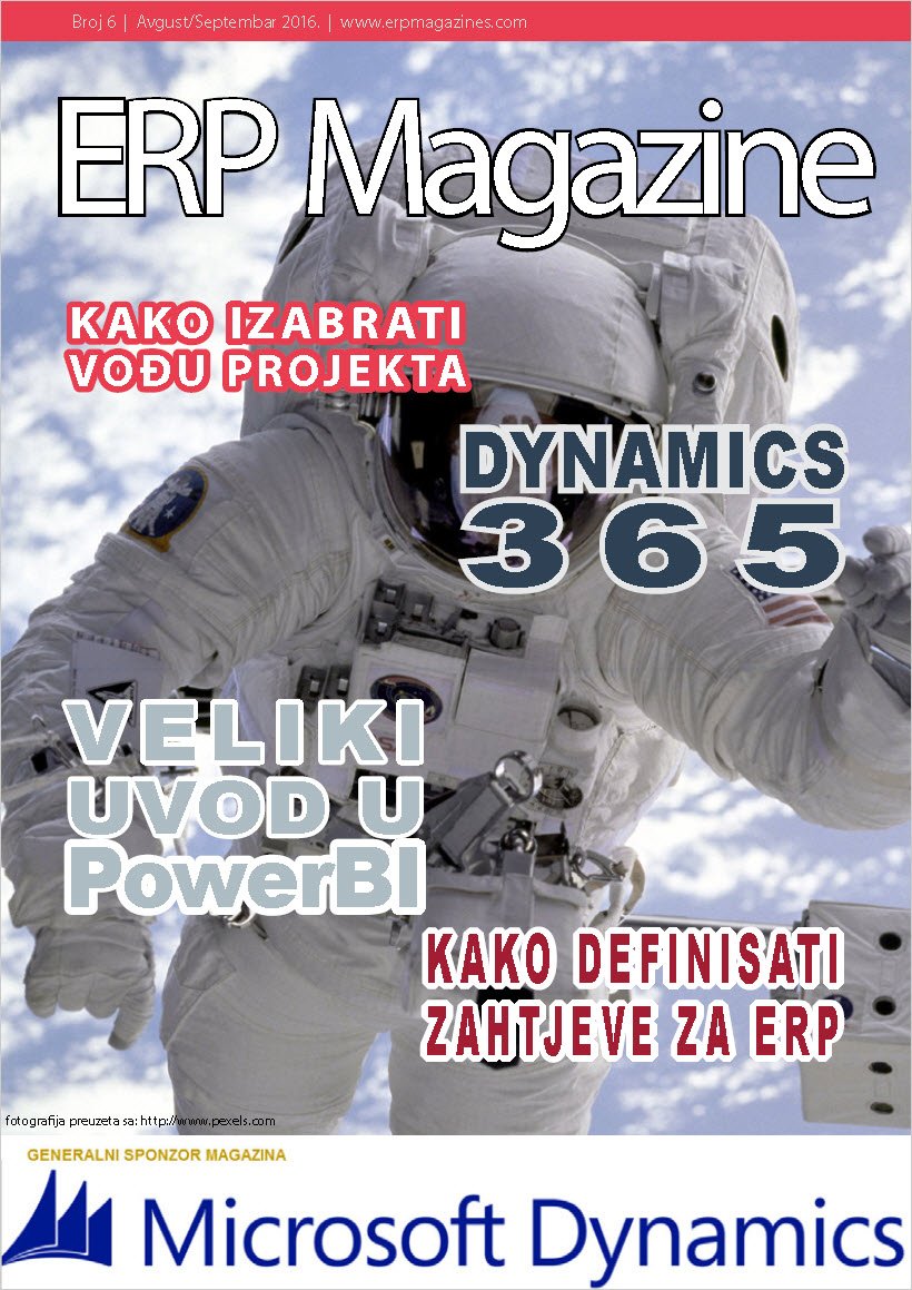 Novi broj ERP Magazina je upravo izašao. Očekujte ga u vašem mailboxu. #Dynamics365 #SAP #MSDynERP #Oracle #ERP