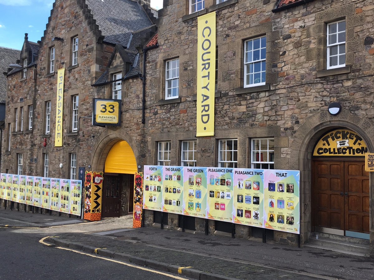 ThePleasance's tweet photo. EDINBURGH! We're ready for you. #edfringe2016 https://t.co/PWzWup8tfW