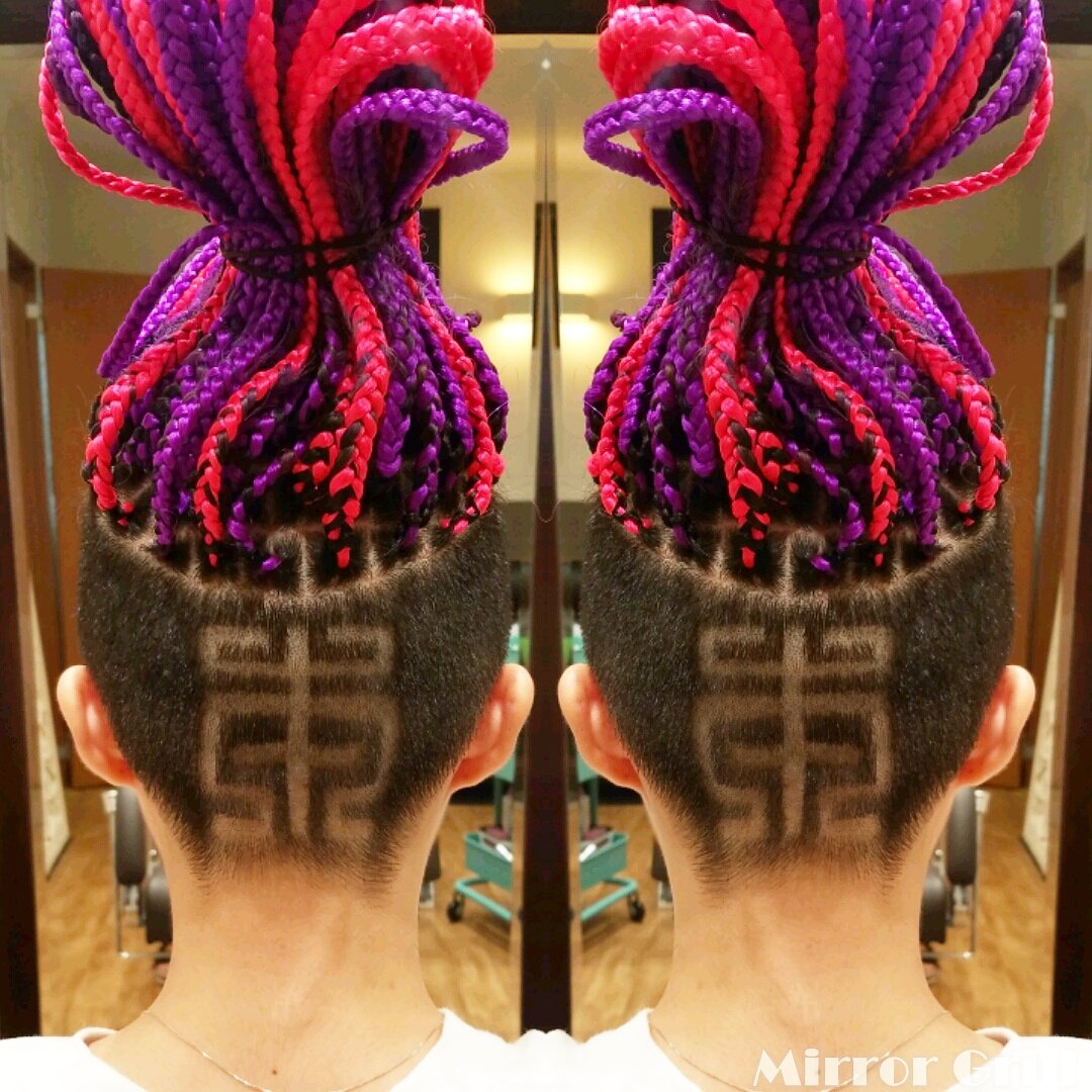 祭りヘアー