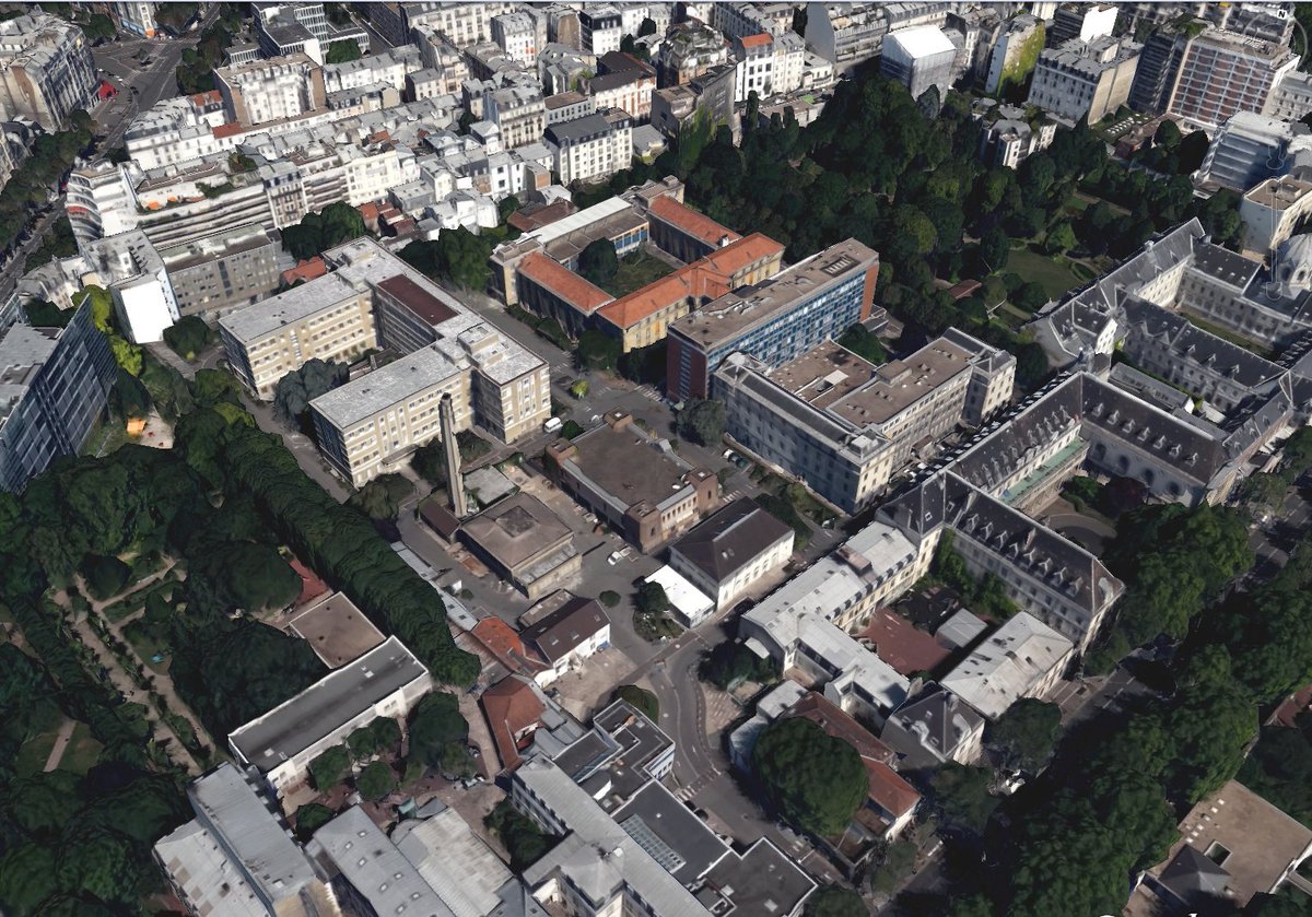 #herbestemming ziekenhuis hartje Parijs: woningen asielzoekers, bedrijfjes horeca #tijdelijk platformvoer.nl/lapproche-holl…