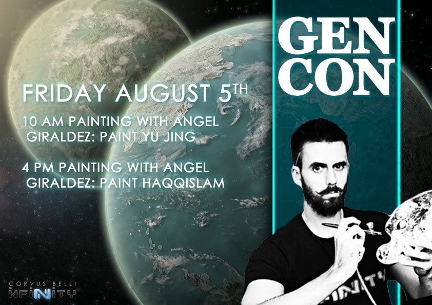InfinityTheGame's tweet photo. Course schedules. And visit us at #InfinityBooth2555 #Gencon2016
Demos, book-signing and more...#InfinityTheGame https://t.co/hHg3fokRRF