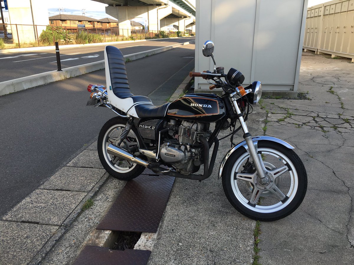 CB250T バブ　川口シート　当時物　最終値下げ 送料無料】カワグチシートCB250T、CB400T、バブ、ホーク、タック