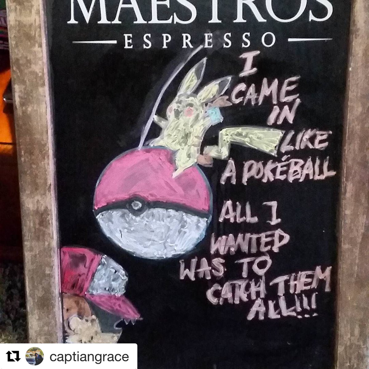 Adored's tweet image. #pokemon and #miley inspiration #Repost @captiangrace
#pokemongo #ashketchum #wreckingball #mckeachiescafe