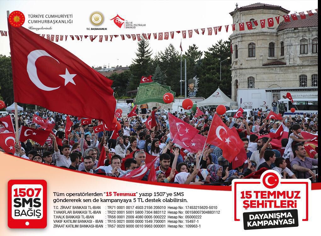 Hep birlikteyiz ve yaralarımızı sarıyoruz, istikbalimize birlikte sahip çıkıyoruz.