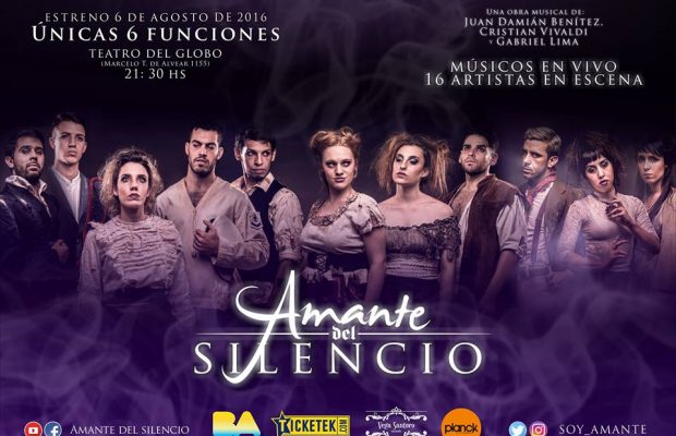 [SORTEO] Hacé RT y participá por 2 entradas para disfrutar de <a href="/Soy_amante/">Amante del Silencio</a> este Sábado en el Teatro Del Globo!🎭