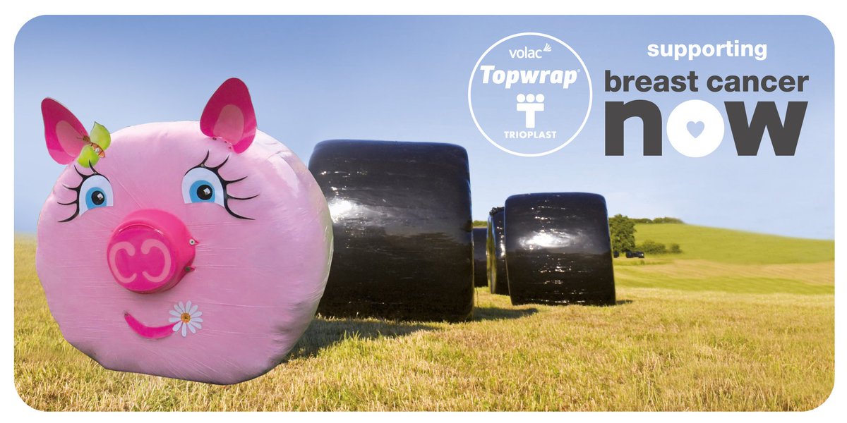 ecosyl_'s tweet photo. Share your pink bale creations with us in support of @breastcancernow. #wrappink #pinkbales https://t.co/mB2ZVQ7INb