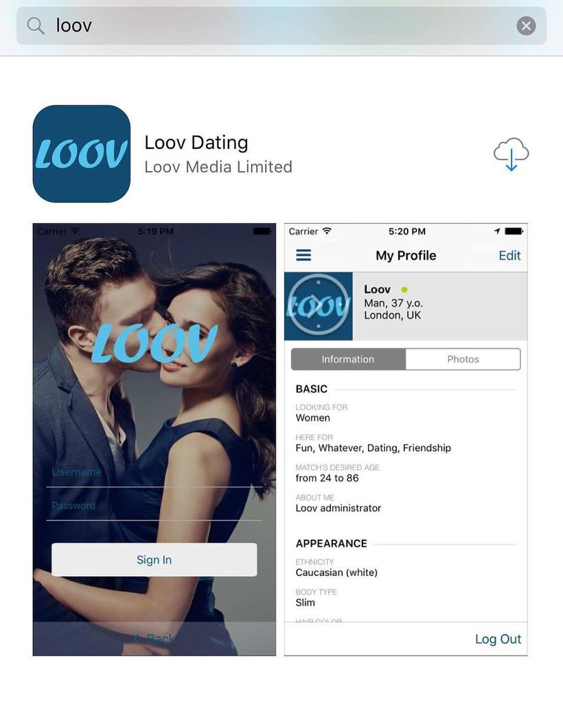 Loov_co's tweet photo. The new iOS app is now available to download! Register today and start making lasting connections @loov.co #registe… https://t.co/Jf0mK9Y0yF