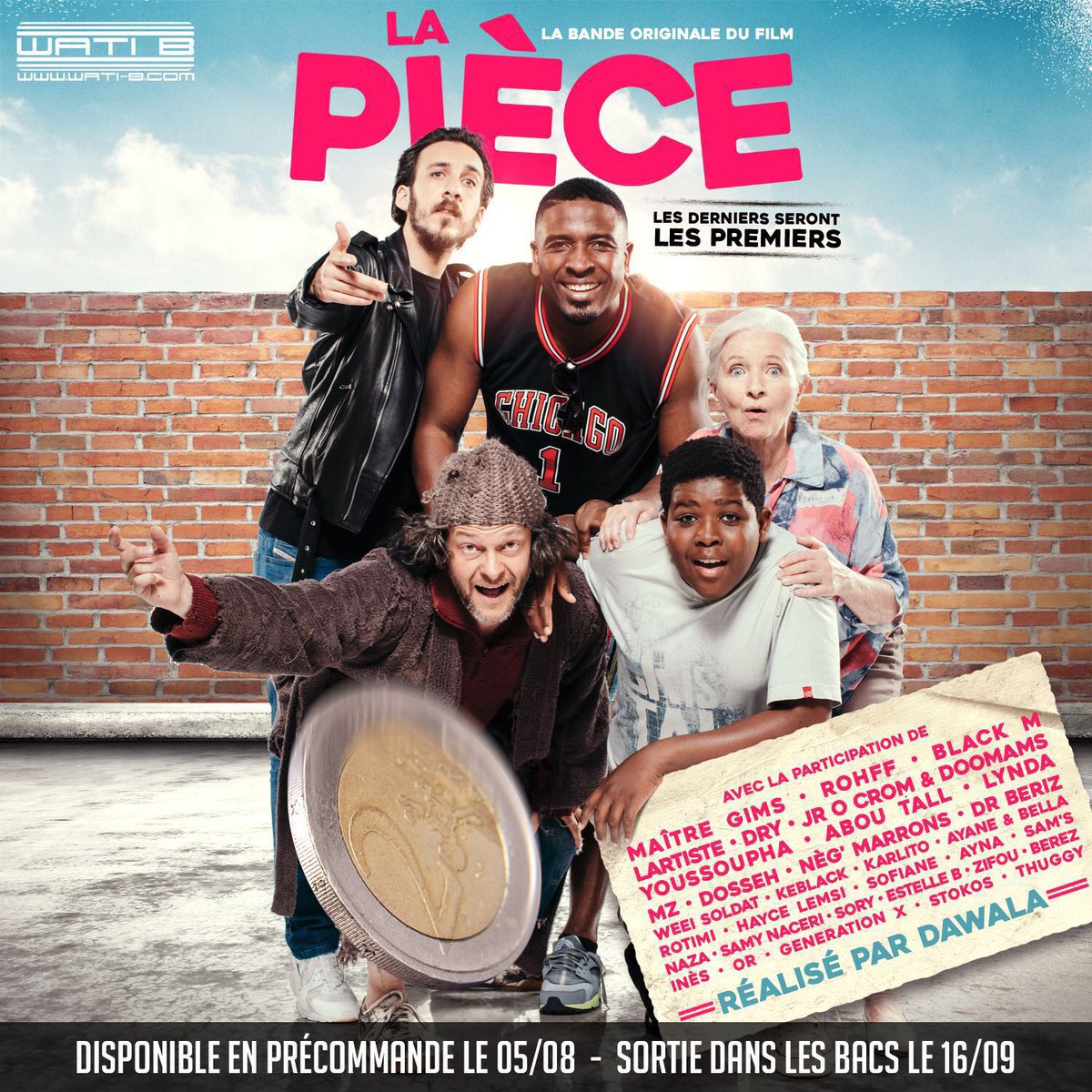 Watibonline's tweet photo. J-2 avant la précommande de la BO de "La pièce" !
Avec @TheRealLartiste @youssouphamusik @LAMIRALDR @MZgroupe ... 🎵 https://t.co/9eS6zcEVd2
