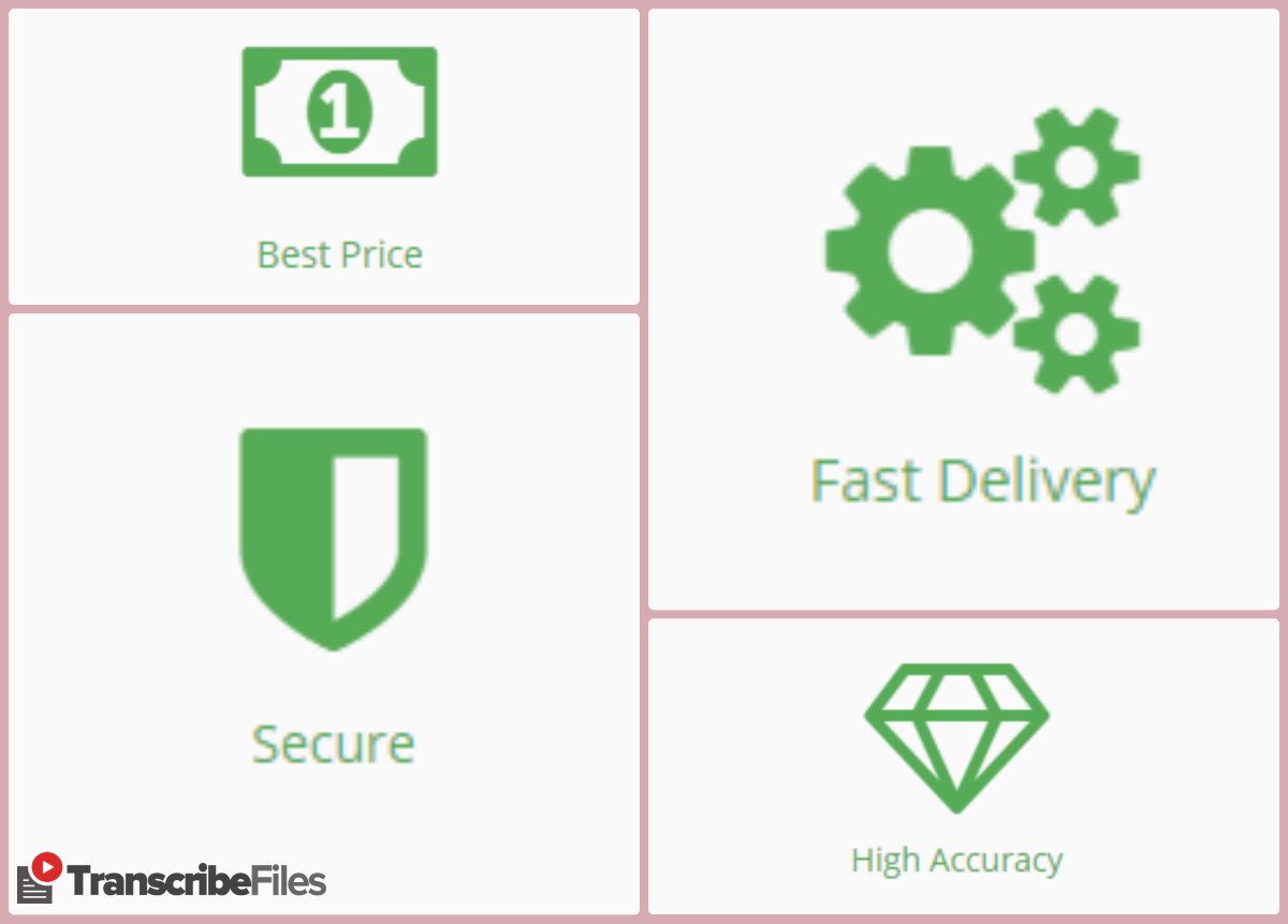 FilesTranscribe's tweet image. Why Us? Some good #reasons why you should choose us! #transcription 
Visit our website on transcribefiles.net