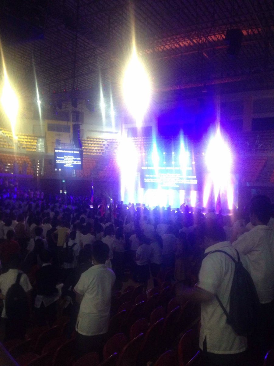 usticssc's tweet photo. #ROARientation2016 has now ended! First day of #USTFreshmenWeek2016 done, way to go Freshies! #IICSperience https://t.co/C8HsOUBcYs