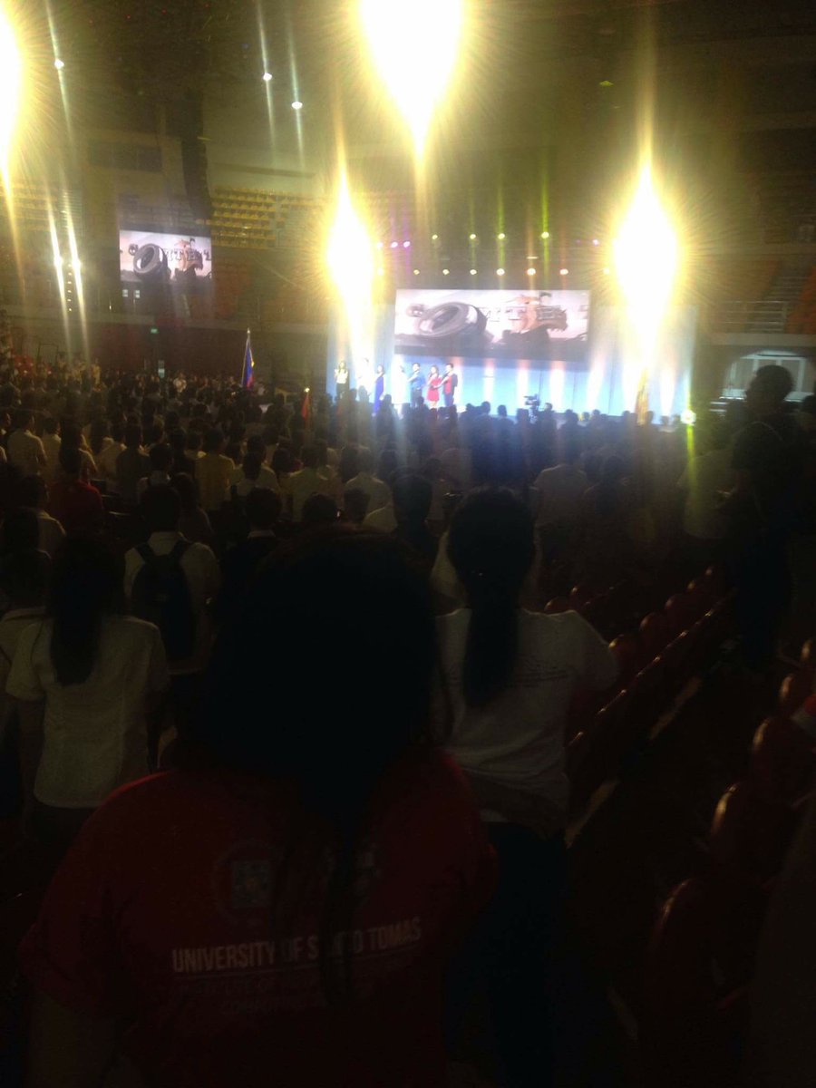 usticssc's tweet photo. #ROARientation2016 has now ended! First day of #USTFreshmenWeek2016 done, way to go Freshies! #IICSperience https://t.co/C8HsOUBcYs
