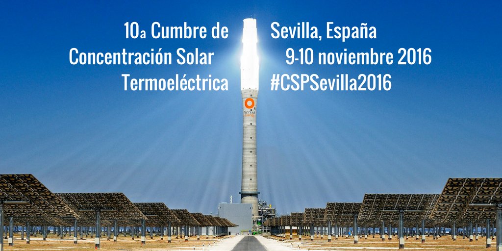 IngeniaSocial's tweet photo. Descubre "la conferencia termosolar más importante del mundo" #CSPSevilla2016 @CSPToday https://t.co/ycNxbV9sqA https://t.co/vg5ydMU7Z5