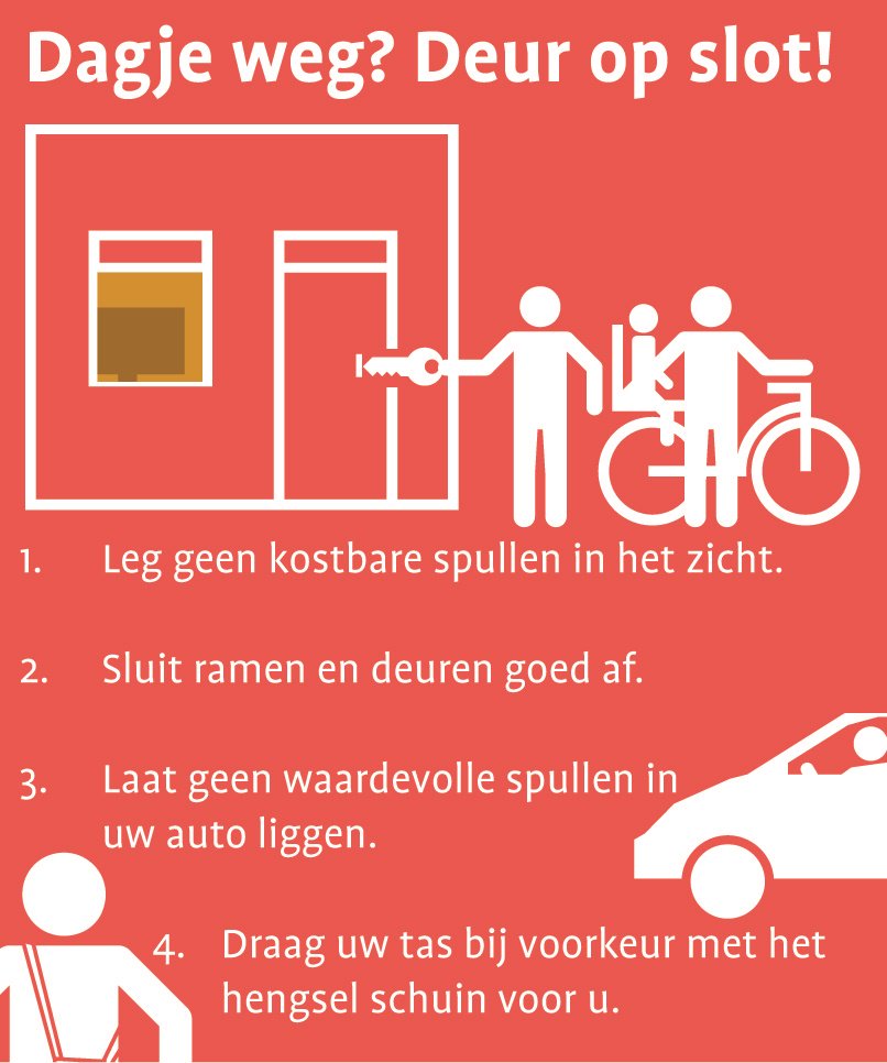 Dagje weg? Op vakantie? Verklein het risico op #woninginbraak politiekeurmerk.nl/bewoners/wat-k…