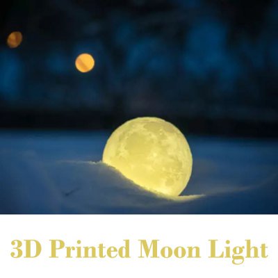 GBLEDlighting's tweet photo. 👋👋👋 
50% #Off Rechargeable 3D Printing #Moon #LEDNightLight 
~~https://t.co/M6XDY7oWuQ $15.53  : D https://t.co/0LpeV5JiB5