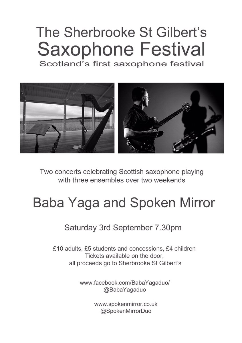 karen_dufour's tweet photo. Scotland's 1st @saxecosse @BabaYagaduo @SpokenMirrorDuo @JayCapperauld @allonbeauvoisin @GwenMairi https://t.co/lPpUTHxqSv