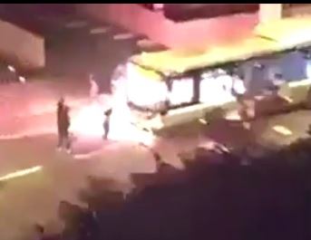 InvestWatchBlog's tweet photo. Here We Go Again: Muslims Firebomb Bus in Paris - https://t.co/2awsGtHdhp https://t.co/t6mnH5MkGc