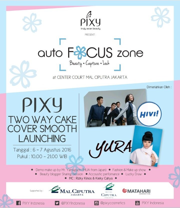 #HiViTrivia Next Stage: Sabtu 6 Agustus 2016 . Auto Focus Zone <a href="/PIXYIndonesia/">PIXY Indonesia</a> . Ciputra Mall . 4PM . Free Event .