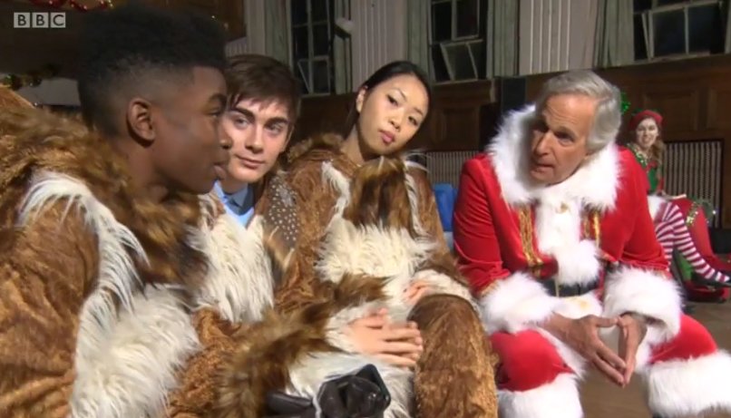 BradfordGrammar's tweet image. Two pupils, India + Kallie had a fab day filming with Henry Winkler for a @HankZipzerTV Christmas episode #happydays
