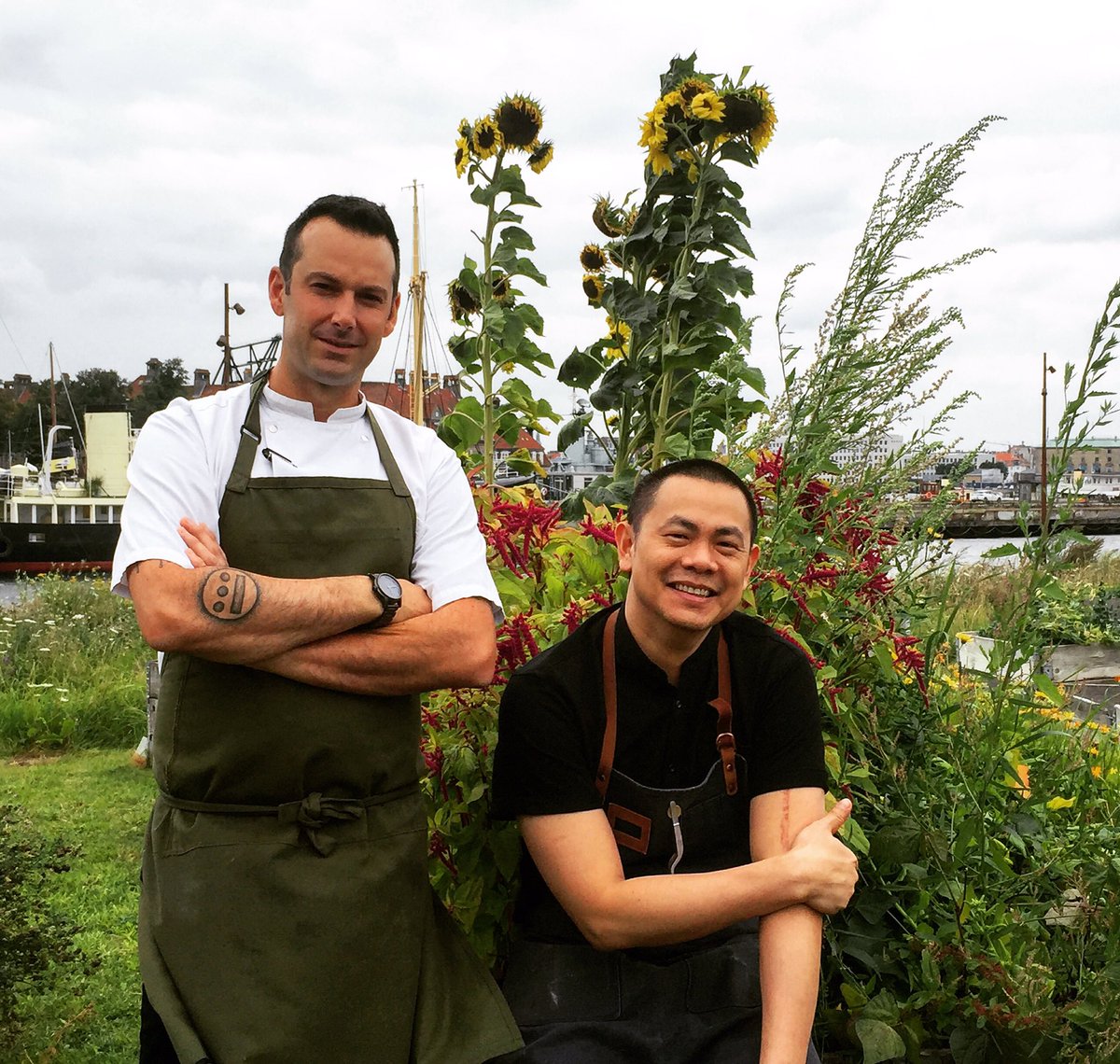 We're excited to have <a href="/ChefAndreChiang/">Andre Chiang</a> from <a href="/Restaurantandre/">Restaurant ANDRE</a> as our guest chef this evening! #FourHandsDinner